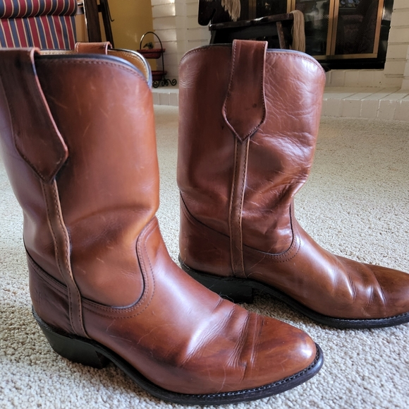 Men's Frye Brown Western Boots Size8.5 - Picture 8 of 9
